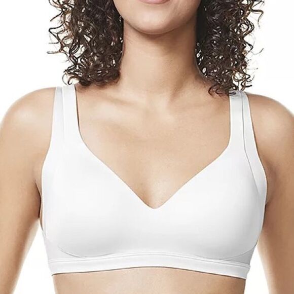 Warners No Side Effects Full Coverage Wirefree Bra White Womens Sz 2XL - Picture 3 of 8
